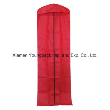 Fashion Red Non-Woven Bridal Gown Cover